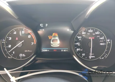 2018 Alfa Romeo Giulia Awd from USA, damaged, VIN ZARFAEDN3J7573502